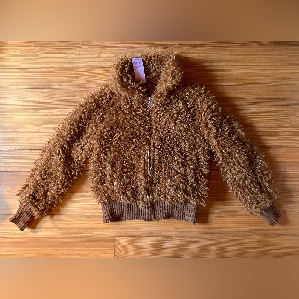 NWT Wild Fable Zip Up Sherpa
Jacket in Cognac Sz XS - Picture 2 of 9